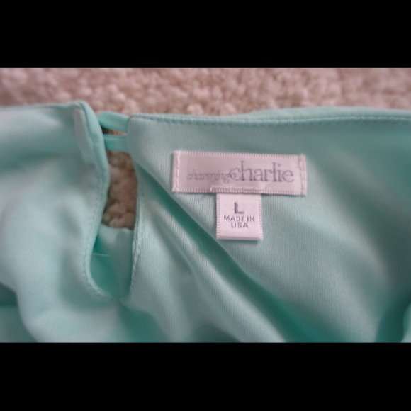 ✨EUC✨ CHARMING CHARLIE MINT HI-LOW DRESS - Picture 5 of 5